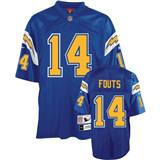 Picture of San Diego Chargers #14 Fouts Blue NFL Jersey