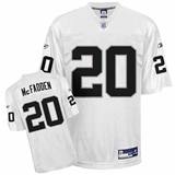 Picture of Oakland Raiders #20 Mcfadden White NFL Jersey
